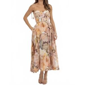 NEW EVENUEL reverie maxi dress in multicolor
